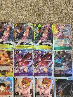 One Piece TCG Card Lot of 40 Rare Secret SR Promo Leader Foil - Image 3