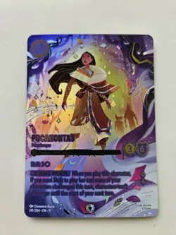 Disney Lorcana - Pocahontas - Peacekeeper (Iconic) 241/204 Winterspell - Image 2