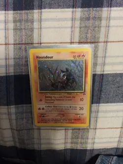 Houndour 5/75 Neo Discovery Reverse Holo Rare Pokemon Card Near Mint Condition - Image 2