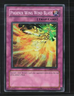 Yu-Gi-Oh! Champion Pack: Game Six Phoenix Wing Wind Blast Trap Card #CP06-EN004 - Image 1