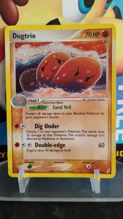 DUGTRIO Crystal Guardians POKEMON Foil Holo 2006 Trading Card 5/100 - Image 1