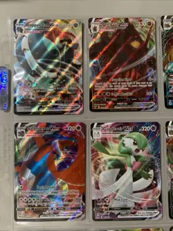 Pokemon TCG Modern Full Art Holo Rare VMax Binder Page Lot of 9 Cards - NM - Image 2
