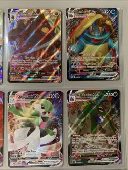 Pokemon TCG Modern Full Art Holo Rare VMax Binder Page Lot of 9 Cards - NM - Image 3