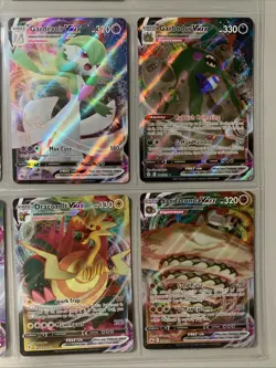 Pokemon TCG Modern Full Art Holo Rare VMax Binder Page Lot of 9 Cards - NM - Image 4