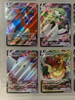 Pokemon TCG Modern Full Art Holo Rare VMax Binder Page Lot of 9 Cards - NM - Image 5