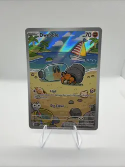 Pokemon TCG Dwebbble Illustration Rare Card 129/086 Black Bolt Series NM - Image 1