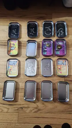 Pokemon Trading Card Game TCG Card EMPTY Tin LOT OF 8 COINS/CARDS GALAR POWER 820650807404 - Image 3