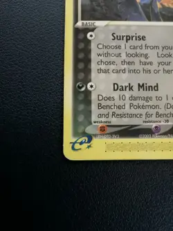 Pokemon Card Murkrow 47/100 EX Sandstorm Uncommon - Image 4