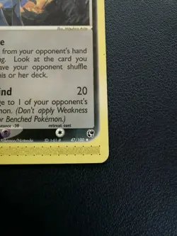 Pokemon Card Murkrow 47/100 EX Sandstorm Uncommon - Image 5