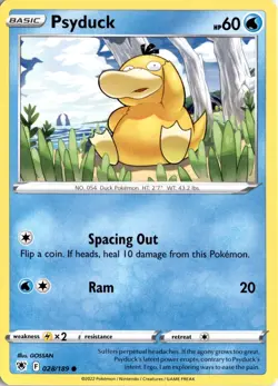Psyduck 028/189 SWSH10: Astral Radiance Pokemon Card TCG - Image 1