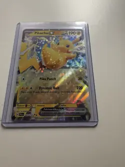 Pokemon Pikachu ex Holo Double Rare Card 063/193 SV02 190 HP Pokemon TCG - Image 1