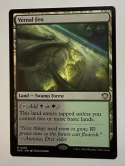 Vernal Fen #419 (NM) Commander: Secrets of Strixhaven SOC Magic MTG - Image 1