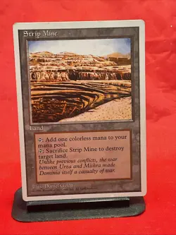 Strip Mine MTG Core Set 4th Edition Regular Z2 - Image 1