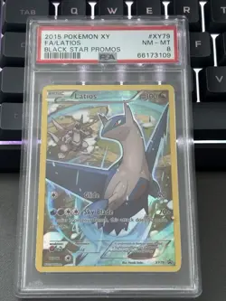 The Pokemon Company Latios XY79 Black Star Promo Full Art Holo PSA 8 ENG - Image 1