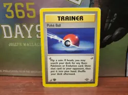 Pokemon TCG Poke Ball Jungle 64/64 Regular 1st Edition Common - Image 1