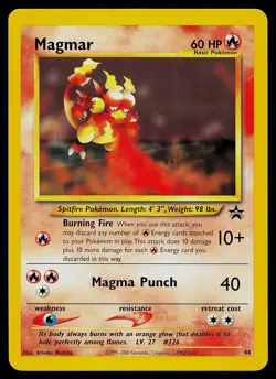 Pokemon Card - Magmar Wotc Black Star Promo 44 Promo - Image 1