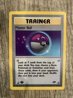 Pokemon TCG Edition Master Ball 116/132 - Gym Challenge Vintage 1999 - Image 1