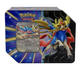 Pokemon TCG Slashing Legends Tin Zacian 5 Booster Packs Sealed - Image 1