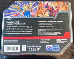 Pokemon TCG Slashing Legends Tin Zacian 5 Booster Packs Sealed - Image 2