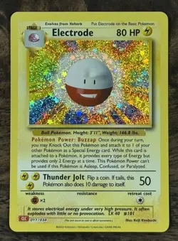 ⚡ Electrode 011/034 CLC ⚡ Pokemon TCG Classic Collection NM Holo - Image 1