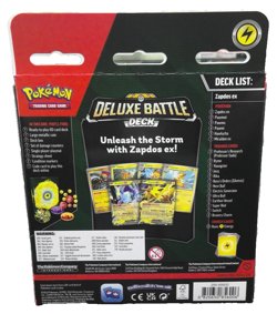 Pokemon Trading Cards - Deluxe Battle Deck - ZAPDOS EX (60-Card Deck, Deck Box+) - Image 2