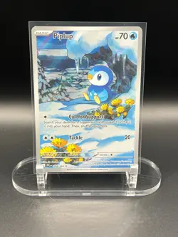 2025 POKEMON PHANTASMAL FLAMES 🐦 PIPLUP ❄ 098/094 IR NM **FRESH PULL** - Image 1