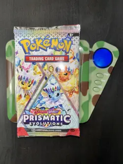 22.4g! HEAVY S&V Prismatic Evolutions Booster Pack Pokemon TCG -Vaporeon Art - Image 1