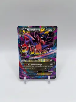 Pokemon M Garchomp EX Promo Holo Rare XY168 Promo MP - Image 1