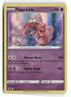 Pokemon TCG Crown Zenith Holo Tapu Lele 064/159 - Image 1