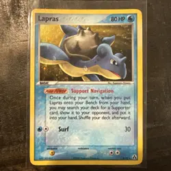 Pokemon Lapras 8/92 Legend Maker Holo Rare LP - Image 1