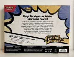 Pokemon TCG Mega Evolution Ascended Heroes Mega Feraligatr EX Box NEW - Image 2
