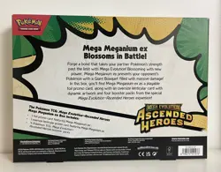 Pokemon TCG Mega Evolution Ascended Heroes Mega Meganium EX Box NEW - Image 2