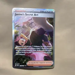 Pokemon Janine's Secret Art Sv: Prismatic Evolutions 173/131 Trainer Holo - Image 2