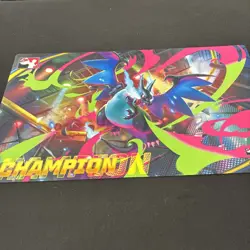Mega Charizard X CHAMPION PLAYMAT Play Pokemon League Cup Pokemon TCG - Image 1