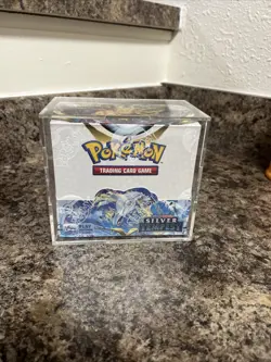 Awesome Factory Sealed Pokemon Silver Tempest Booster Box With Acrylic Case 820650871542 - Image 1