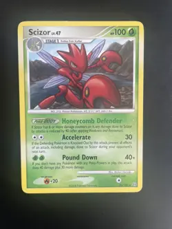 Scizor 25/100 - Diamond & Pearl Stormfront RARE NON HOLO pokemon Card LP/MP - Image 1