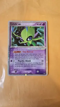 Pokemon Celebi ex POP Series 2 017/017 80HP Ultra Rare Holo English - Image 1