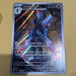 Pokemon Ceruledge Illustration Rare Holo Sv08: Surging Sparks 197/191 ATK 160 - Image 1