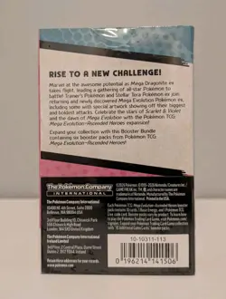 Pokemon TCG Ascended Heroes Mega Evolution Booster Bundle Sealed 6 Packs New - Image 2