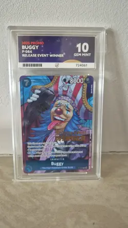 Buggy (Release Event Winner) P-084 One Piece Promotion Card ACE 10 - Image 1