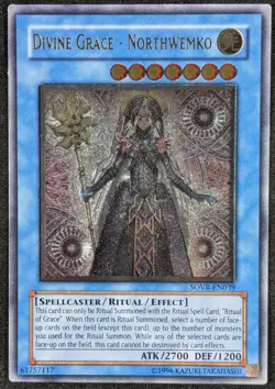 Divine Grace Northwemko 1996 Ultra Rare Holo Yugioh Card SOVR-EN039 (NM) - Image 1