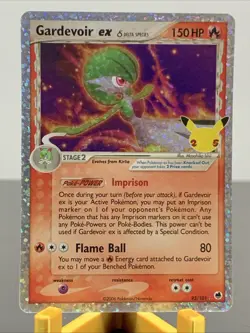 Pokemon Gardevoir ex Celebrations Classic Collection Holo EX Card 93/101 - Image 1