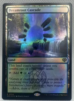 Dreamroot Cascade 254 Secrets of Strixhaven Foil R NM MTG Card - Image 1