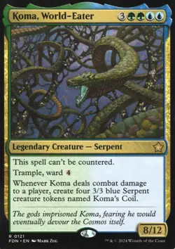 MTG - Koma, World-Eater - 121 - Foundations - NM - 2024 Magic The Gathering - Image 1