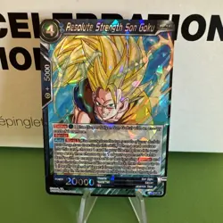 Resolute Strength Son Goku BT5-030 R Dragon Ball Super Card TCG X1 NM - Image 1