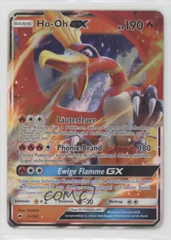 Ho-Oh GX German Pokemon Sun & Moon Burning Shadows #21 - Image 1