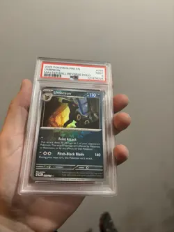 2025 Pokemon EN-Prismatic Evolutions Umbreon Master Ball Reverse Holo 059 PSA 9 - Image 3