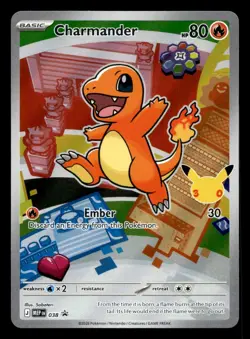 Charmander MEP 038 First Partner Illustration Rare Promo Pokemon NM - Image 1