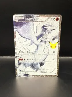 Pokemon Reshiram Full Art Holo Card 113/114 Celebrations Classic Collection C - Image 2