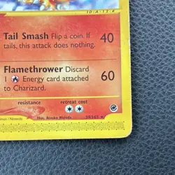 The Pokemon Company Charizard 39/165 Expedition non Holo Rare 100HP Nishida 2002 - Image 5